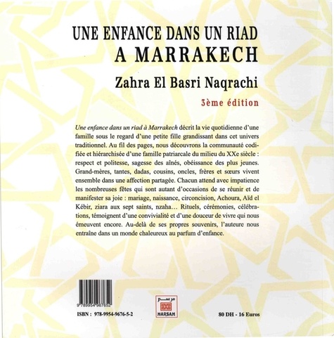 Une enfance dans un riad à Marrakech 3e édition