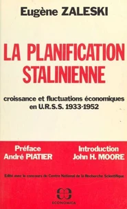Planification stalinienne, croissance et fluctuations economiques en urss (la)