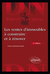 Les ventes d'immeubles à construire et à rénover