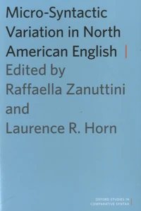 Micro-Syntactic Variation in North American English