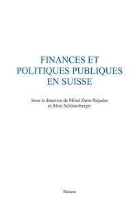 Finances et politiques publiques en Suisse