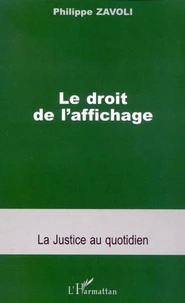 Le droit de l'affichage