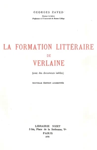 La Formation littéraire de Verlaine