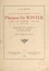 Une belle existence d'homme et d'artiste : Pharaon de Winter. Sa vie, son enseignement, son œuvre, 1849-1924