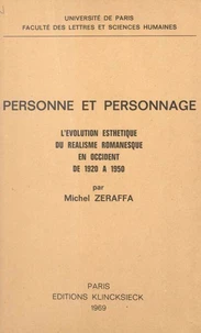 Personne et personnage