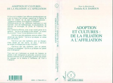Zerdalia Dahoun - Adoption et cultures - De la filiation à l'affiliation, [colloque].