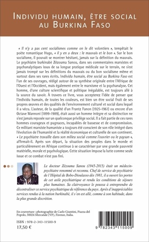 Individu humain, être social au Burkina Faso