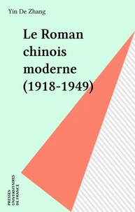 Le roman chinois moderne