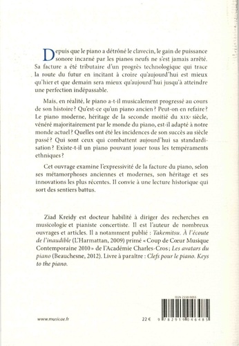 La facture du piano et ses métamorphoses. Esthétique, héritage, innovation