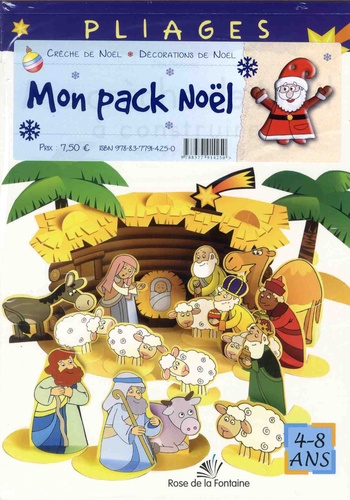 Zibi Dobosz - Mon pack Noël - Pack en 2 volumes : Ma crèche de Noël à construire ; Décorations de Noël faciles à réaliser. Pliages 4-8 ans.