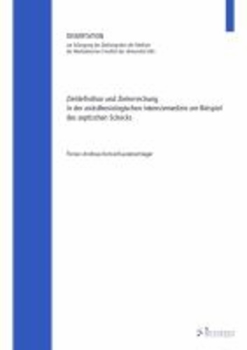 Zieldefinition und Zielerreichung in der anästhesiologischen Intensivmedizin am Beispiel des septischen Schocks.