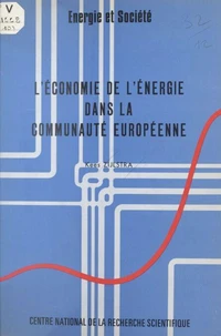 L'économie de l'énergie dans la Communauté européenne