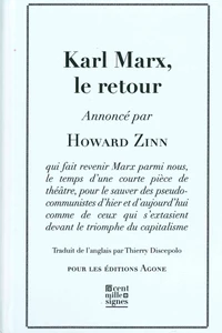 Karl Marx, le retour