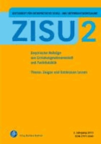 ZISU - Zeitschrift für interpretative Schul- und Unterrichtsforschung - Empirische Beiträge aus Erziehungswissenschaft und Fachdidaktik Heft 2.