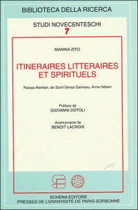 Itinéraires littéraires et spirituels