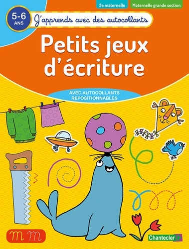Petits jeux d'écriture 3e maternelle, maternelle grande section 5-6 ans  Edition 2019