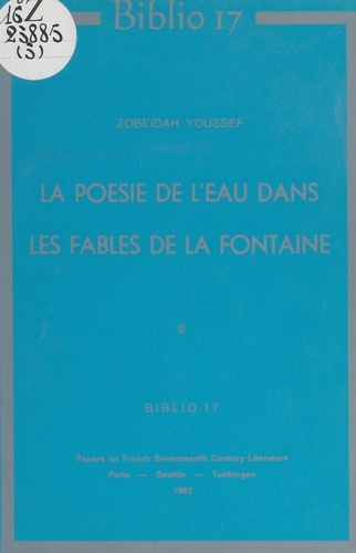 La poésie de l'eau dans "Les Fables" de La Fontaine