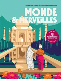 Coloriage au numéro - Tour du monde