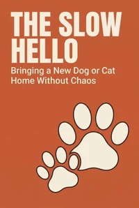 The Slow Hello: Bringing a New Dog or Cat Home Without Chaos