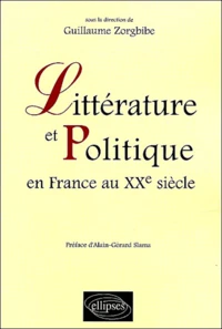 Littérature et politique en France au XXe siècle