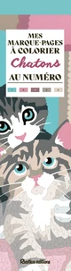 Mes marque-pages à colorier au numéro Chatons