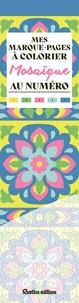 Mes marque-pages à colorier au numéro Mosaïque