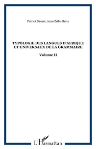 Typologie des langues d'Afrique et universaux de la grammaire