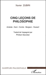 Cinq leçons de philosophie