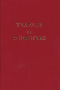 Travaux et mémoires 24/2