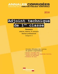 Adjoint technique de 1re classe