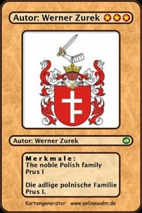 The noble Polish family Prus I Die adlige polnische Familie Prus I.