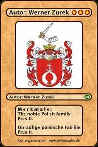 The noble Polish family Prus II. Die adlige polnische Familie Prus II.