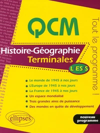 QCM Histoire-Géographie Tles L, ES, S